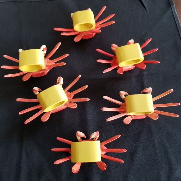 🦀 Dansk Wood Crab Napkin Holders 🦀 - Picture 6 of 16